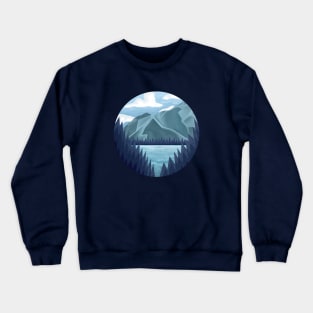 Mountains and Forest Crewneck Sweatshirt